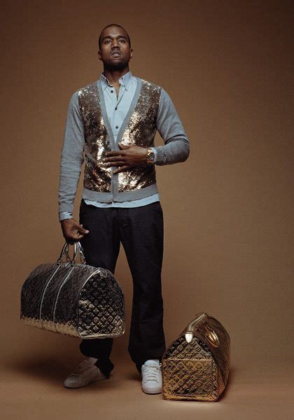 kanye west wearing louis vuitton|Kanye West for Louis Vuitton.